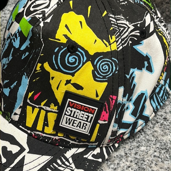 Vision Street Wear VSW Psyco hat cap snap back adult skate skateboard bmx Medium - Picture 4 of 12